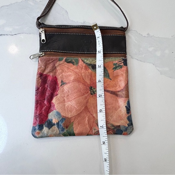 Hand Painted Leather Phone Pouch - Picture 9 of 11